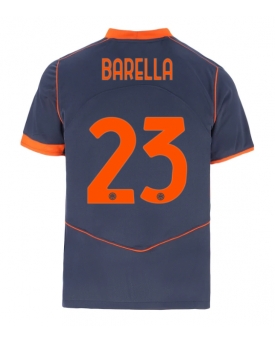 Billige Fotballdrakt Inter Milan Nicolo Barella #23 Replika Tredjedrakt 2025-26 Kortermet Billige Fotballdrakt Inter Milan Nicolo Barella #23 Replika Tredjedrakt 2025-26 Kortermet
